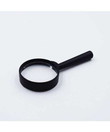 U-M Magnifying Glass 10x Handheld Reusable Plastic Magnifier for Learning Reading Books Newspaper and Fault Finding 10*40MM - Buy Online on GoSupps.com