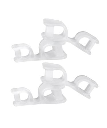 Hushuwan 4 Pair Thumb Spica Splint Retainer Holder Hair Straightener Holder Toe Trainers Toe Spreaders Thumb Hallux Valgus Overlapping Toe Orthotics Foot Thumb Dividers399