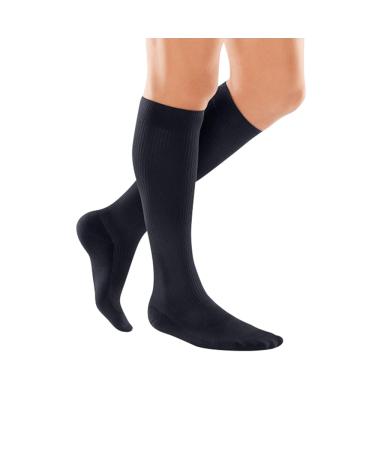 Medi Travel Men compression stockings |Travel socks |Knee socks |Size: XL |Black |Normal |With Clima Comfort |Compression travel stockings |With a sporty subtle look