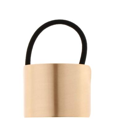 Inzopo Women's Gold Hair Ponytail Ring Cover - Metal Cuff Wrap Holder Headband Elastic Style - Buy Online on GoSupps.com