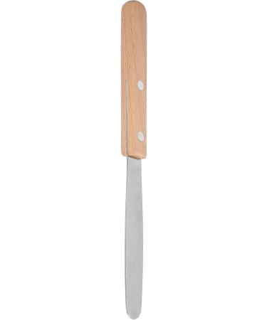 Premium Stainless Steel Gypsum Spatula with Wooden Handle Ideal Mixing Knife for Dental Materials & Accessories - Buy Online on GoSupps.com