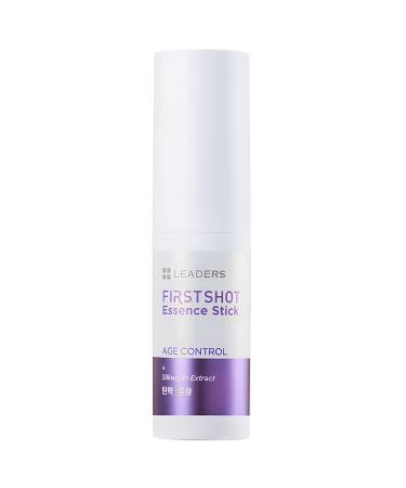 LEADERS - First Shot Essence Anti-Aging Stick | Award-Winning Age Control with 94% Silkworm Extract & Agefinity Technology | Portable Easy-to-Use | Made in South Kor Age Control Stick