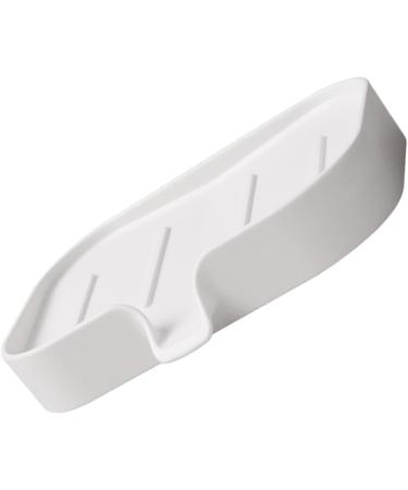 Alipis 5-Stage Plastic Soap Holder - Self-Empty Shower & Sink Soap Container Durable ABS White Palette for Rinse Pools - Buy Online on GoSupps.com