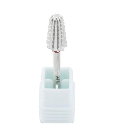 PANA Nail Carbide Volcano Bit - 3X Coarse Silver - Dual Rotating Design for Left and Right Handed Use - Fast Acrylic and Hard Gel Removal - 3/32 Shank - Manicure Nail Art Drill Machine - Buy Online on GoSupps.com