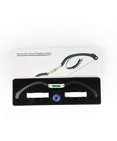 Fanuse Microblading Eyebrow Ruler - Permanent Makeup Mapping Tool with String for Precise Microshading - Silver - Buy Online on GoSupps.com