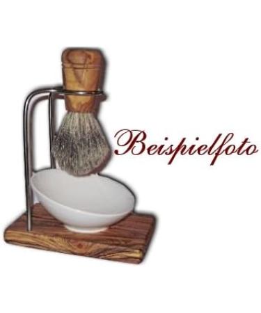 Premium Badger Hair Shaving Brush with Olive Wood Handle - Luxurious Wet Shaving Accessories | International Shipping - Buy Online on GoSupps.com