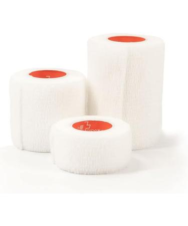 Latex-Free Cohesive Bandage 7.5cm x 4.5m White - First Aid 4 Sport - 1 Roll - Buy Online on GoSupps.com