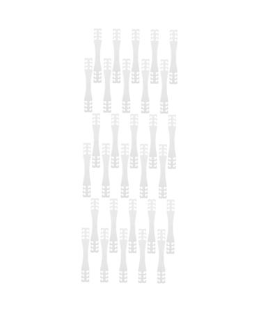 CLISPEED Accessories 30pcs Earrings Adjust Lanyard White Earring 15x2cmx3pcs