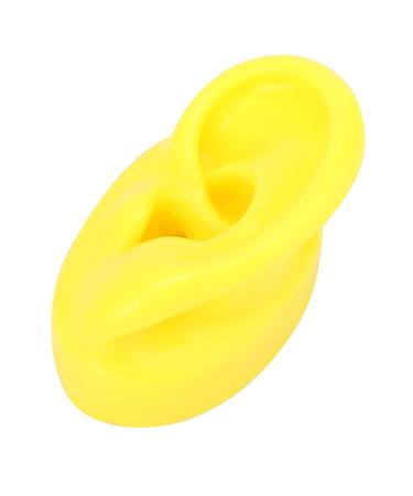 Soft Silicone Fake Ear Model - Left Human Ear Display Teaching Aid (Yellow) #713 | International Shipping Available - Buy Online on GoSupps.com