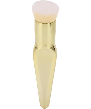 Makeup Brush Metal Comfortable Cosmetic Powder Brush No Tracing Gold for Party for - Buy Online on GoSupps.com
