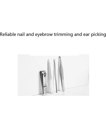 Nail Clippers Set Thick Nails Cutter Manicure Set with Tweezer for Eyebrow Plucking Nail Trimming for Men and Women (Color : Blue) - Buy Online on GoSupps.com