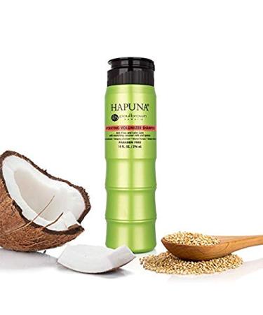 Paul Brown Hawaii Hapuna Anti-Frizz Volumizing Shampoo - Nourishing Fruit & Plant Extracts Kukui Nut Oil UVB & Heat Protection - 10 oz - Buy Online on GoSupps.com