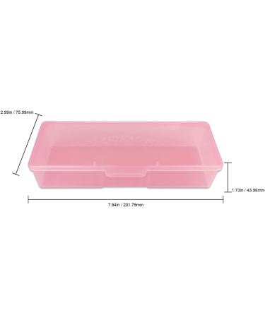 Beauticom Professional Manicure Nail Pedicure Storage Box - Large 3 Pieces - Stylish Rose Color - Ideal for Organizing Nail Kits - International Shipping Available - Buy Online on GoSupps.com
