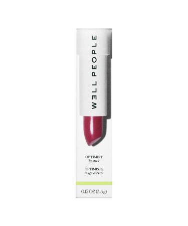 Wholesome Beauty with WELL PEOPLE Optimist Lipstick | Plant-Based & Cruelty-Free (Om Yeah! 0.12 oz) - Buy Online on GoSupps.com