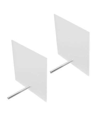 2PCs Nail Art Display Board display stand for artificial nails matted acrylic holder for salon home office nail art display for customers