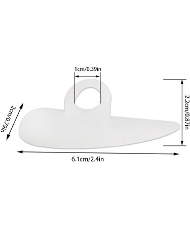 Sivono Hammer Toe Cushions - 6 Pairs Soft & Washable Comfort for Claw Toes Corns & Arthritis Relief (White) - Buy Online on GoSupps.com