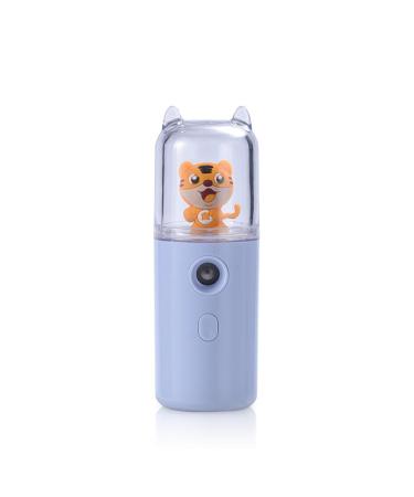 dijiusidy Mist Facial Sprayer Portable Travel 30ml Humidifier Beauty Hydrating Auto-off Skin Care Instrument Face Nebulizer Atomizer Blue