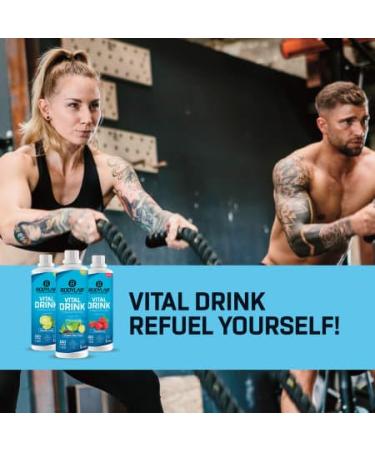 Buy BODYLAB24 Vital Zero Raspberry Limette 1000ml - Sugar-Free Sports Drink Concentrate with Vitamins & L-Carnitine - Low-Calorie Refreshment for Active Lifestyles - Buy Online on GoSupps.com