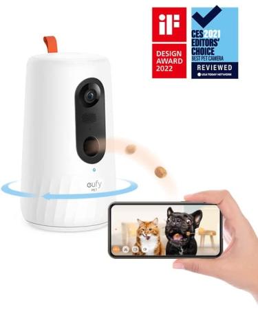 eufy Pet Camera: On-Device AI Tracking, 360 View, 1080p, Treat Dispenser, 2-Way Audio, Phone App - No Monthly Fee - Buy Online on GoSupps.com