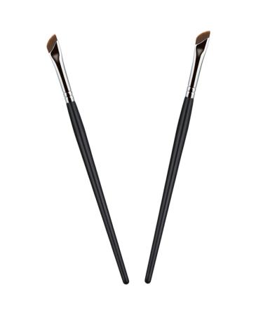 MAGICLULU 2pcs Eyebrow Brush Concealer Brush Makeup Brush Wand Angled Makeup Brush Cosmetic Brush Makeup Tool Thin Makeup Brush Angled Brush Angled Eyeliner Brush Flat Makeup Brush