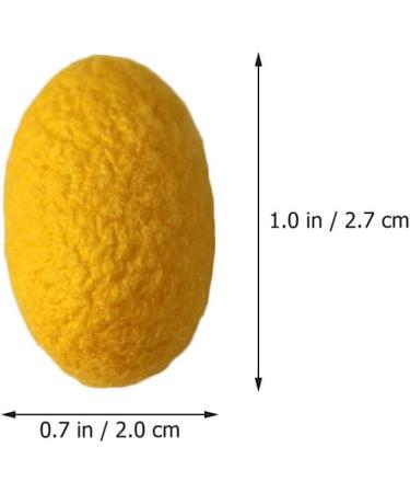 Buy Beaupretty 150 Pcs Wrinkle Removal Beauty Scrub Cocoons - Silk Facial Balls for Cleansing - Yellow 2.7x2cm - International Shipping Available - Buy Online on GoSupps.com