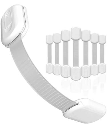 Child Safety Cabinet Locks - (6Pack) Including (6 Extra 3M Tape) Baby Proofing Latches to Drawer-Door Fridge-Oven-Toilet Seat-Kitchen-Cupboard Appliance Can with 3M Adhesive - Adjustable Strap - Buy Online on GoSupps.com