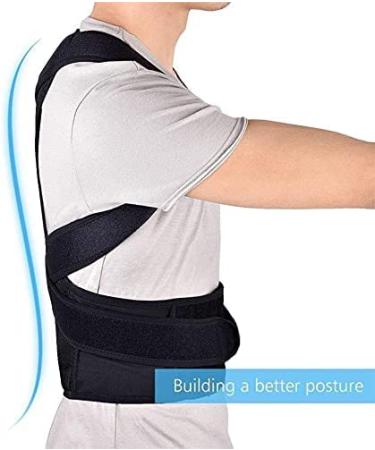 Back Posture Corrector For Women And Men Upgraded Posture Brace With 2 Supportive Bars And Comfy Underarm Pads Pain Relief Lumbar Support Shoulder Black 3XL Black 3XL - Buy Online on GoSupps.com