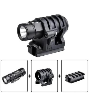 Qiruimy Tactical Military Helmet Light - 400 Lumens Aluminum Flashlight with Stroboscope & Quick Clip | WCP002 - Buy Online on GoSupps.com