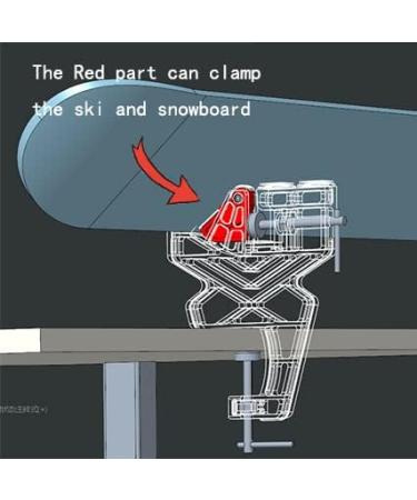IGOSKI Ski and Snowboard Vice - Upgrade Adjustable Tuning Vise Grips - Buy Online on GoSupps.com
