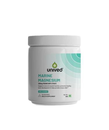 Kavir Marine Magnesium Aquamin Magnesium Citrate 300mg from Sea Water Nerve Function Muscle Health Sleep and Recovery Support 30 Servings