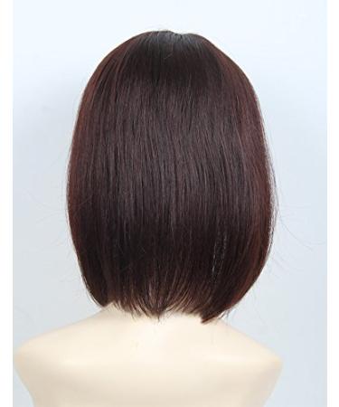 Remehi 35.6 cm (14 Inch) Dark Brown Real Hair Top Piece - Long Straight Hair Parts & Fringes for Women - Buy Online on GoSupps.com