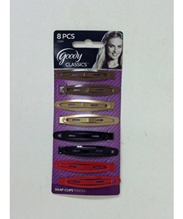 Goody Women's Classic Oval Metal Contour Clip 8x - Assorted Colors | Item 12304 - Buy Online on GoSupps.com
