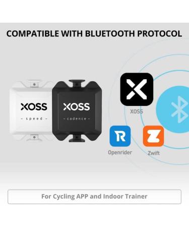 XOSS X1 Suite Speed/Cadence Sensor for Cycling - ANT+/Bluetooth 4.0 Wireless RPM Speedometer, Cadence Sensor for Road/Spinning/Stationary Bike - Compatible with Wahoo, Garmin, Zwift, Strava - Buy Online on GoSupps.com