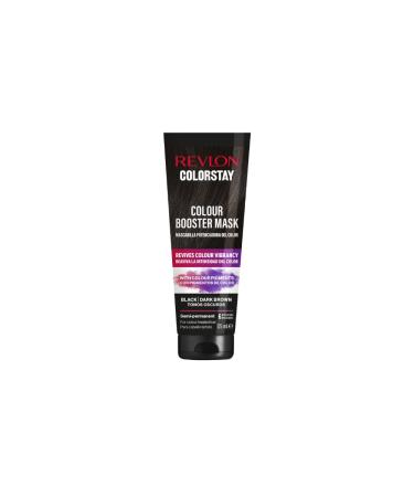 REVLON Revlon Colorstay Colour Stimulating Mask Revives Colour Intensity 125ml Black - Dark Brown