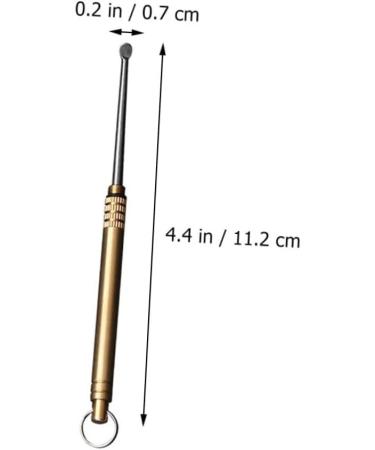 KALLORY Titanium Alloy Ear Spoon with Flashlight - Earwax Removal and Cleaning Tool - Buy Online on GoSupps.com