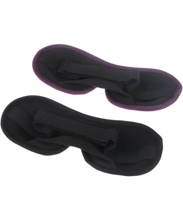 3D Contoured Cup Sleep Eye Mask - Purple | Block Out Light for Travel, Yoga, Nap - Soft & Comfortable Blindfold - Buy Online on GoSupps.com