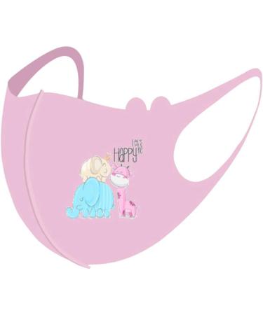 Riou 5-Piece Kids Cotton Silk Face Masks - Washable Breathable Protection Scarf for Young Girls - Buy Online on GoSupps.com