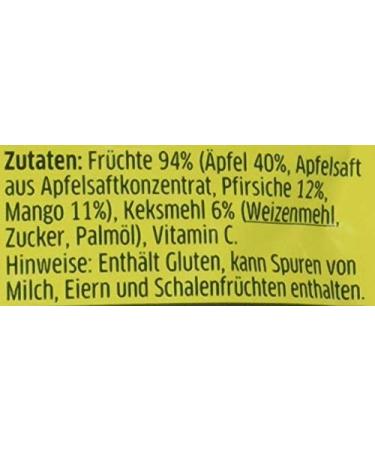 Bebivita Squeeze Me! Apple-Peach-Mango Pouch - 6 Pack (120g Each) | Healthy Baby Snack for International Shipping - Buy Online on GoSupps.com
