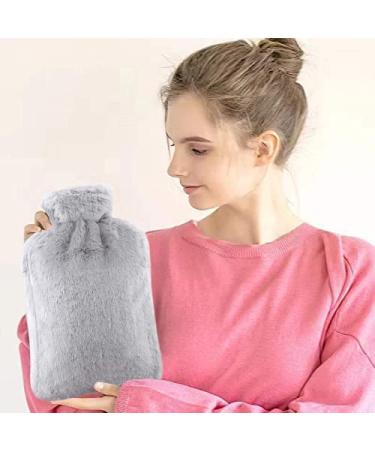 Hot Water Bottle 2 Liter with Cover Fleece  Transparent Hot Water Bag PVC for Pain Relief  Large Capacity  Odorless  BPA Free  Premium Materials  Suit Neck Shoulder Pain  Feet Warmer  Menstrual Cramps Polyvinyl Chloride Gr - Buy Online on GoSupps.com