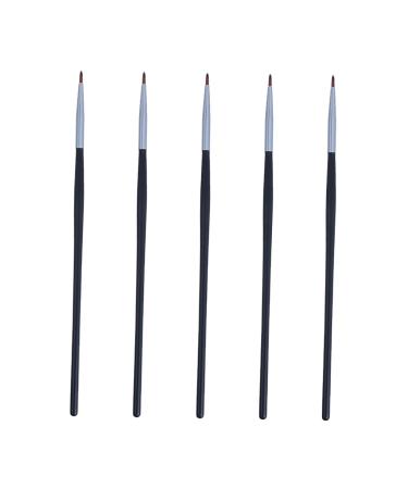 VINTORKY 5pcs Fine Eyeliner Brush Gel Eyeliner Thin Makeup Brush Cosmetic Lip Mask Brush Makeup Gadgets Fiber
