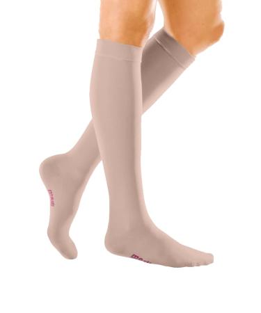 Medi - Medive Forte compression stockings |Short |Medical compression stockings CCL 3 for women and men |Compression stockings class 3 |Size IV - big foot |Cashmere