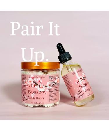 Essentially Rapha Cherry Blossom Body OIl - Long Lasting Moisture with Apricot Kernel Camellia Seed Avocado and Rice Bran Oil Cherry Blossom Scented Hydrating Oil For Soft and Glowing Skin 2 oz - Buy Online on GoSupps.com