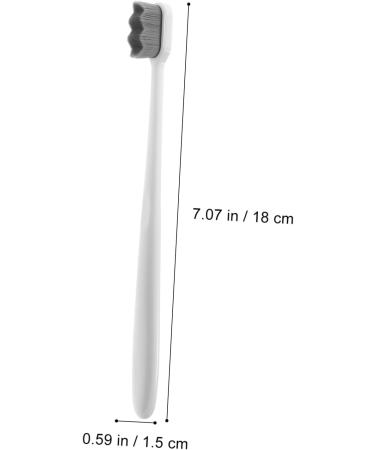 Buy Coolhiya 4-Piece Soft Toothbrush Set 3-Sided Nylon Toothbrushes for Gentle Cleaning | International Shipping Available - Buy Online on GoSupps.com