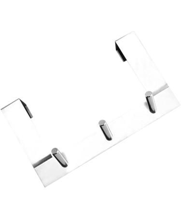 PRETYZOOM Stainless Steel Hooks 2pcs Towel Hanger Over Door Coat Hangers Hook Over Door Clothes Hanger Rack Over The Door Hanger 21.3*12.4cmx2pcs As Shownx2pcs - Buy Online on GoSupps.com