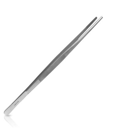 May - Terrarium tweezers 30 cm long - feeding tweezers - feeding tongs - straight design - stainless steel