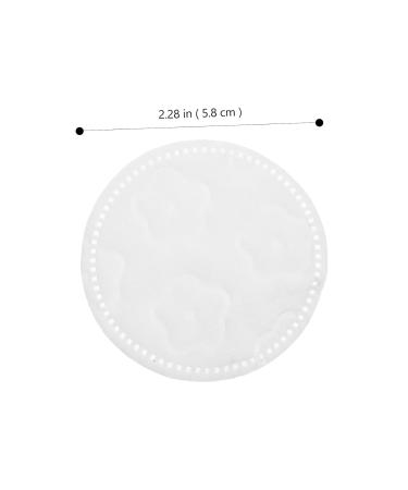 FRCOLOR 3pcs Round Cotton Makeup Remover Pads - Disposable Facial Wipes for Eyelash & Makeup Cleaning - Pure White Cotton Pads - Buy Online on GoSupps.com