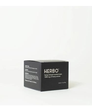 Herbo Menthol Body Balm - Organic Shea Butter & Hemp Moisturizer | Cruelty-Free Paraben-Free Body Cream for All Skin Types - 1.7 oz - Buy Online on GoSupps.com