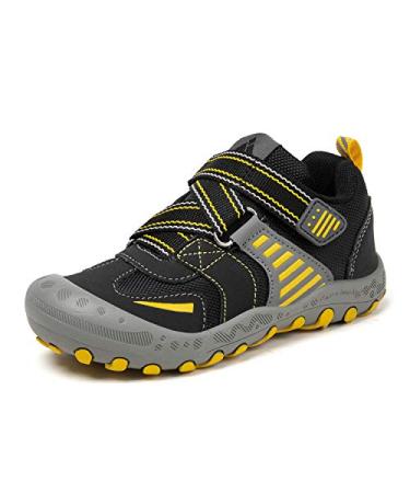 Mishansha Boys Girls Hiking Shoes Kids Anti Collision Non Slip Sneakers Outdoor Trekking Walking Climbing Running 13 Little Kid Black