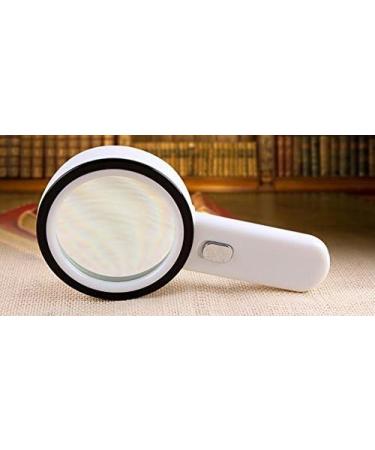 High-Definition Optical with Lamp Reading 30 Times The Large Double-Lens 100MM Antique Hand-held Magnifying Glass Made in China - Buy Online on GoSupps.com