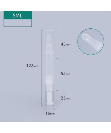 3-Piece Transparent Lip Gloss & Concealer Pencil Set | 5ml Makeup Containers for Cosmetics Foundation & Nail Oil - Buy Online on GoSupps.com